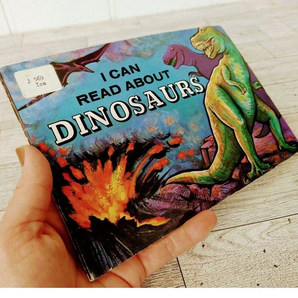 I Can Read About Dinosaurs 1972 Paperback John Howard Troll‎ Assoc retro science